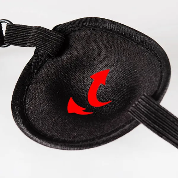 3-delad justerbar mjuk och bekväm piratögonmask för barn och vuxna, enkel ögonmask för amblyopi och lata öga> Masker