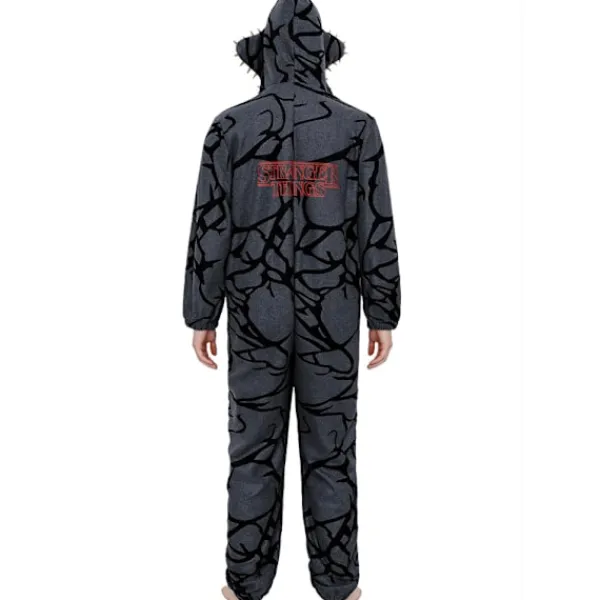Demogorgon Kostym Onesie - Stranger Things Fleece Pyjamas, Varma Halloween Jul Sovkläder M> Dräkter