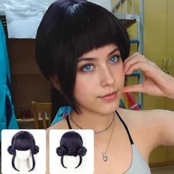 AIZHENCHEN Demon Hunters Kostym Rumi Peruk Realistisk Anime Cosplay Peruk För Cosplay Konvent -> Peruker