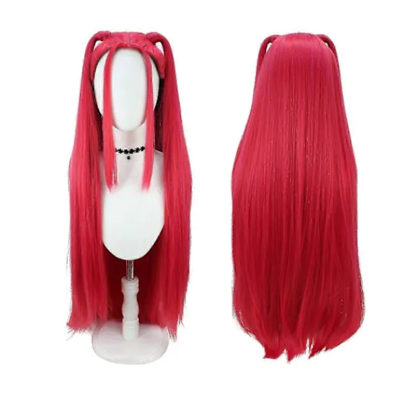 Demon Hunters K-pop Cosplay Peruk Rumi Zoey Idol Grupp Scenkostym Hår _yux Kids> Peruker