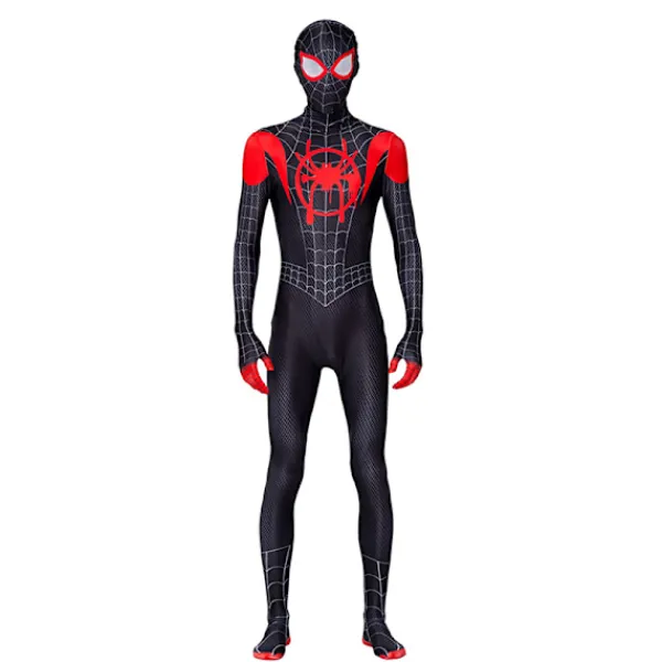 LBSS Den fantastiska Spider-Man-kostymen för vuxen/barn Halloween rollspel bär med huvudbonader Cosplay jumpsuits i ett set M> Dräkter