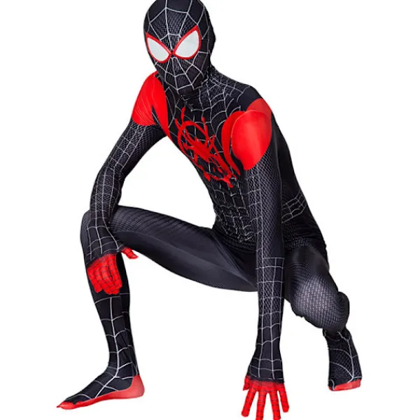 LBSS Den fantastiska Spider-Man-kostymen för vuxen/barn Halloween rollspel bär med huvudbonader Cosplay jumpsuits i ett set M> Dräkter