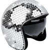 EURL Discohjälm, Discohjälm Cykelhjälm Blank Silver Harley Hjälm Party> Huvudbonader