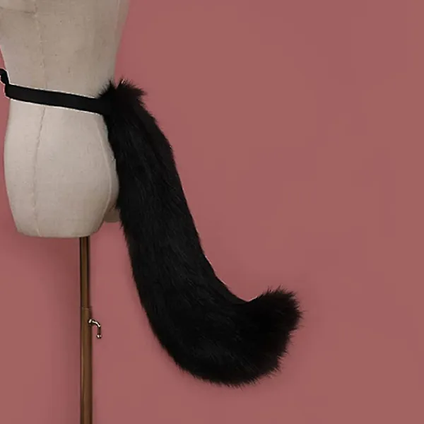 Djur Stor Svans Räv Katt Hund Varg Svans Och Öron Pannband Cosplay Kostym Tillbehör> Huvudbonader