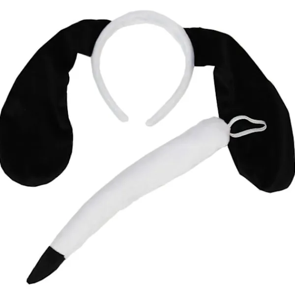 FMYSJ Djuröron Pannband och Svans för Kvinnor Flickor Halloween Julfest Söta Huvudbonader Hårprydnad Cosplay Vuxen Kostym (FMY)> Huvudbonader
