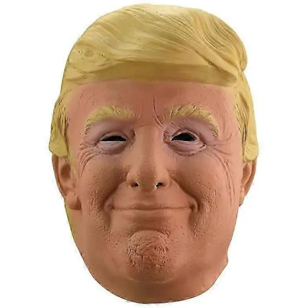 onal Trump Mask - Latex Helhuvu (Vuxenstorlek)> Masker