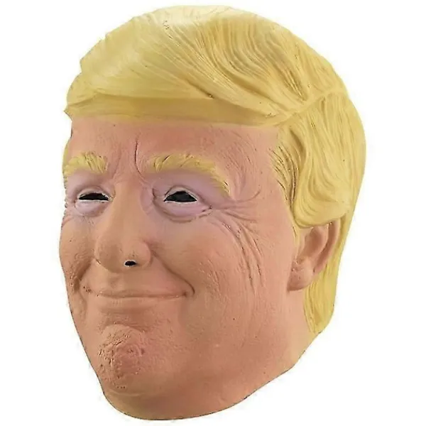onal Trump Mask - Latex Helhuvu (Vuxenstorlek)> Masker