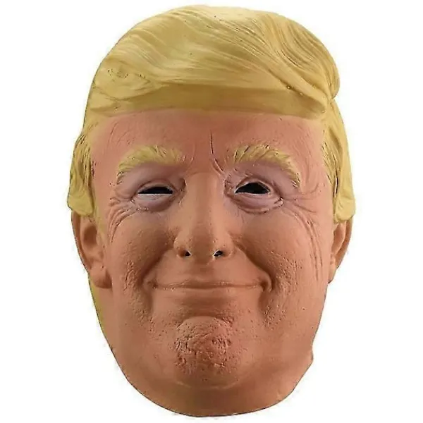 onal Trump Mask - Latex Helhuvu (Vuxenstorlek)> Masker