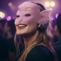 3D-printad Melanie Martinez Portals Mask Vuxen Halloween Kostym Halloween Mask> Masker