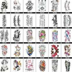 INF Drömfångare Tillfällig Tatueringsärm, Stora Arm Tatueringsdekaler 5> Smink