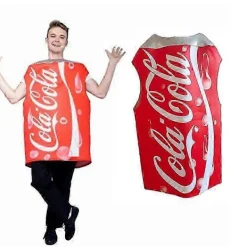 Drycker Maskerad Herr Cola Par Halloween Kostymer V> Dräkter