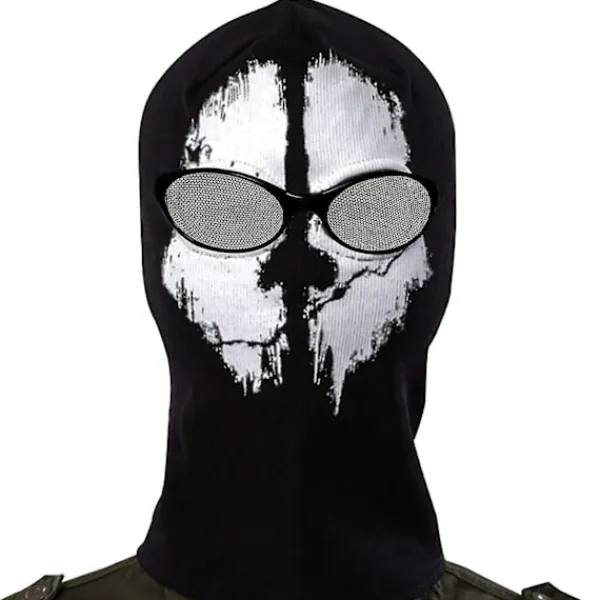 LAIQIANKUA Dww-ghost Mask - Balaclava Motorcykel Paintball One Size Färg Svart> Masker