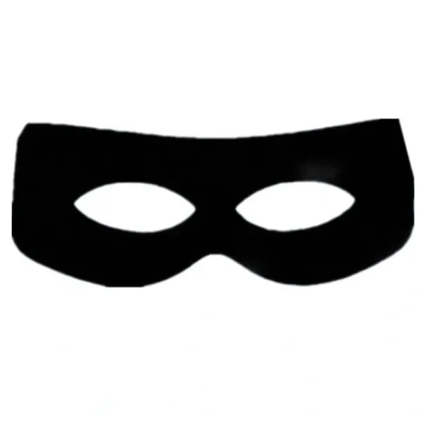 /EA/Festhjältemaskaccessoar, svart, en storlek, 20,8 cm x 2.> Masker