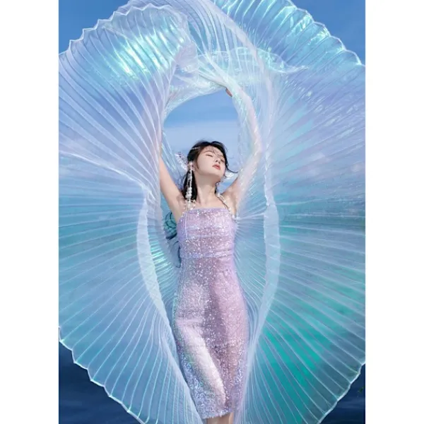 Egyptian Wings Belly Dance Isis Wings Stage Performance Props Dance Accessories -F10> Tillbehör
