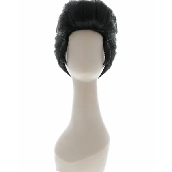 Elvis Presley Deluxe Peruk One Size Svart One Size> Peruker