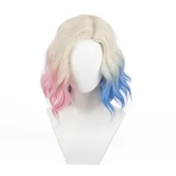 LAIQIANKUA Enid Sinclair Peruk Blå Rosa Anime Cosplay Peruk För Kvinnor Kort Lockig Peruk Vågig Peruk Värmebeständig Syntethår Peruk För Halloween Kostym Par | Fyndiq> Peruker