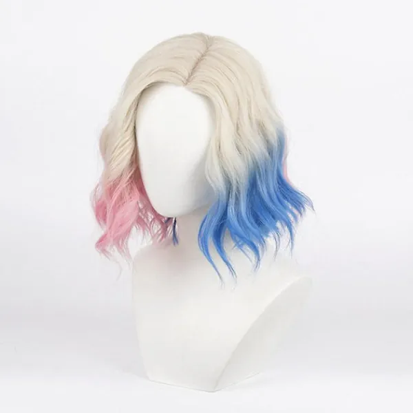 LAIQIANKUA Enid Sinclair Peruk Blå Rosa Anime Cosplay Peruk För Kvinnor Kort Lockig Peruk Vågig Peruk Värmebeständig Syntethår Peruk För Halloween Kostym Par | Fyndiq> Peruker