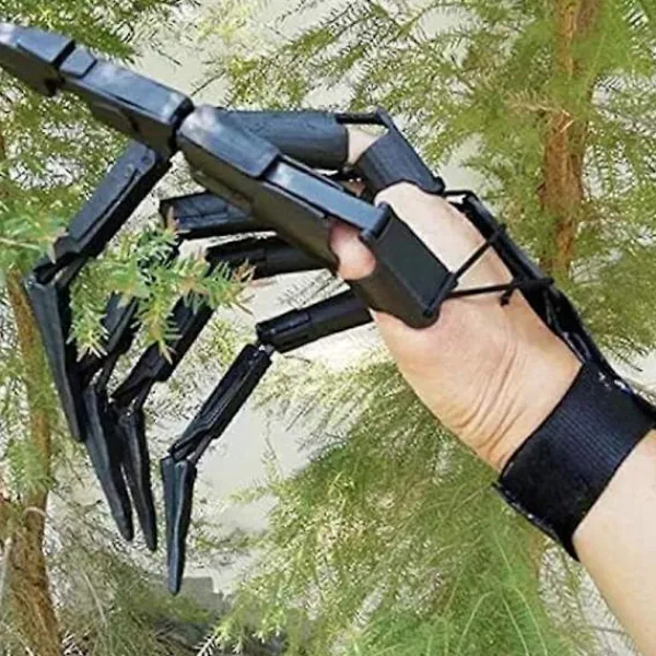 Ett par Halloween Articulated Fingers, 3D-printade Articulated Finger Extensions, med flexibla leder - Skeletthänder> Tillbehör