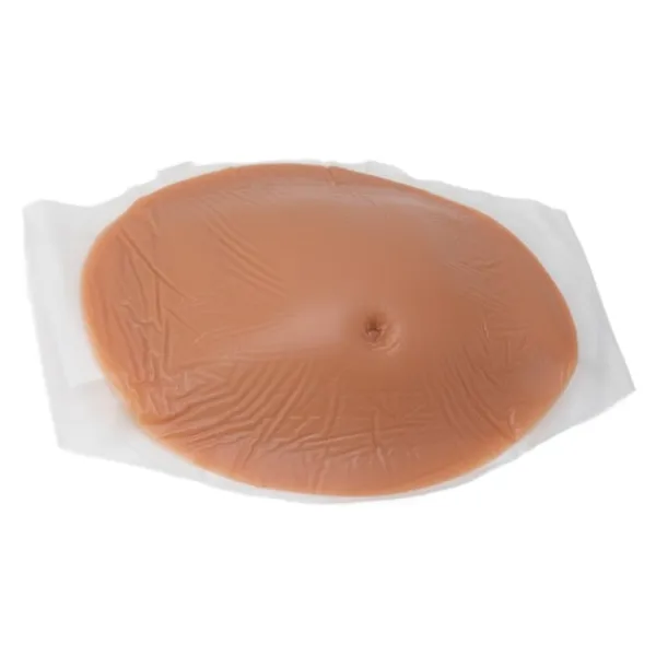 Falsk Gravidmage Silikon Andningsbar Elastisk Artificiell Falsk Gravidmage Rekvisita för Scenföreställning 2-4 Månader> Tillbehör