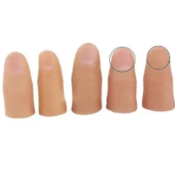 LBJ Falsk tumme 5 st Finger Magic Trick Falsk Mjuk Tumtopp Närbild Scenshow Prop Skämt Leksak S><noscript><img width=