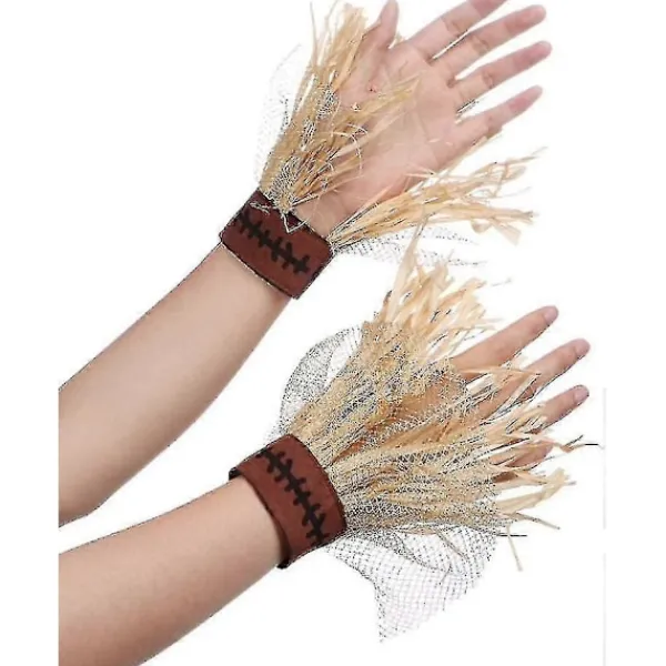LEIGELE Fågelskrämma Hatt Armband och Halsband för Halloween Cosplay - Set om 4 st (LGL)> Tillbehör
