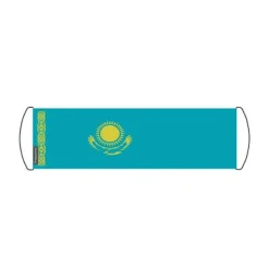 PIXELFORMA Flagga - - Kazakstan - 17 x 50 cm - Polyester - Vattentät> Masker
