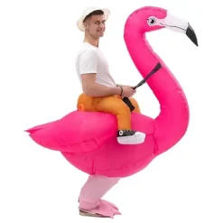LEIGELE Flamingos/strutsar/grip Riding Uppblåsbar Kostym Stilfulla Rollspelsdräkter För Aktivitetsfest Scen LGL><noscript><img width=