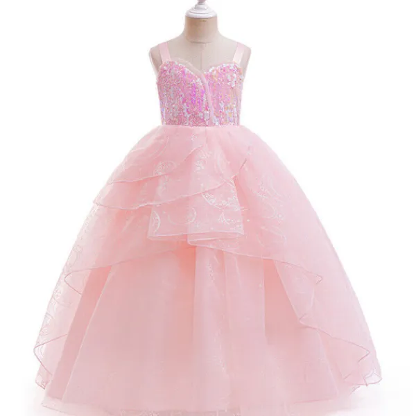 Flickor Prinsessa Glinda Klänning Cosplay Kostym Elak Karneval Party Maskeradklänning Endast Garland Pannband-FA- One Size> Huvudbonader