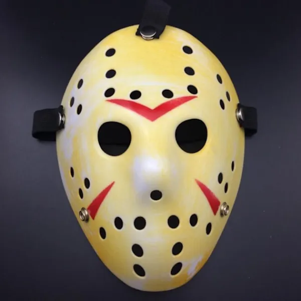 MTK Friday The 13th Jason Mask för Halloween och party - /Röd> Masker