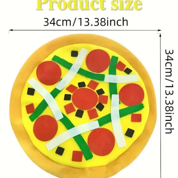 Funky Pizza-hatt för fester och evenemang - Perfekt för jul, Halloween, Thanksgiving, påsk - Polyester-festtillbehör, nyår, scendekoration> Huvudbonader