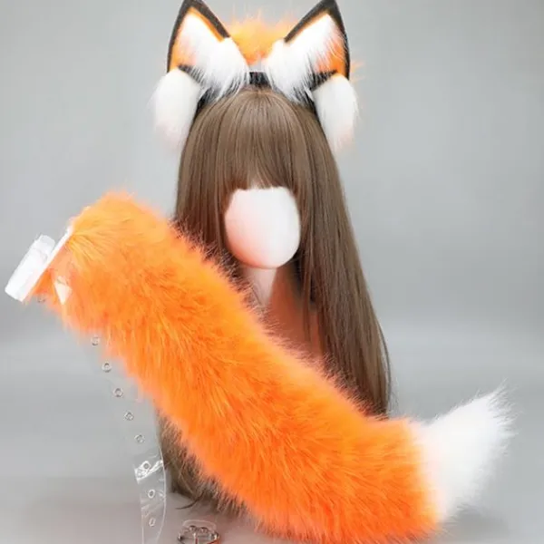 Furry Anime Hårband Rörliga Djuröron Pannband Maskeradfest Tillbehör> Huvudbonader