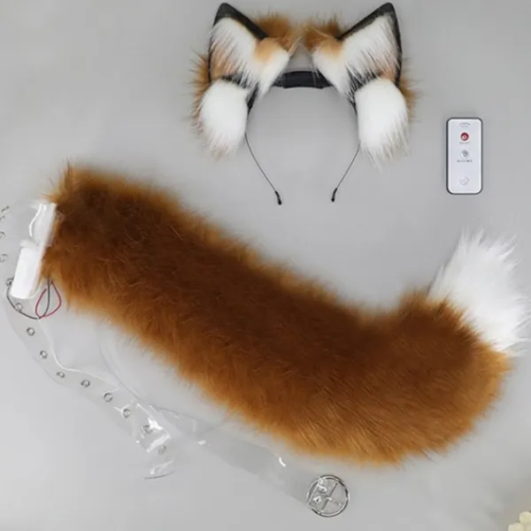 Furry Anime Hårband Rörliga Djuröron Pannband Maskeradfest Tillbehör> Huvudbonader
