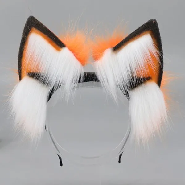 Furry Anime Hårband Rörliga Djuröron Pannband Maskeradfest Tillbehör> Huvudbonader