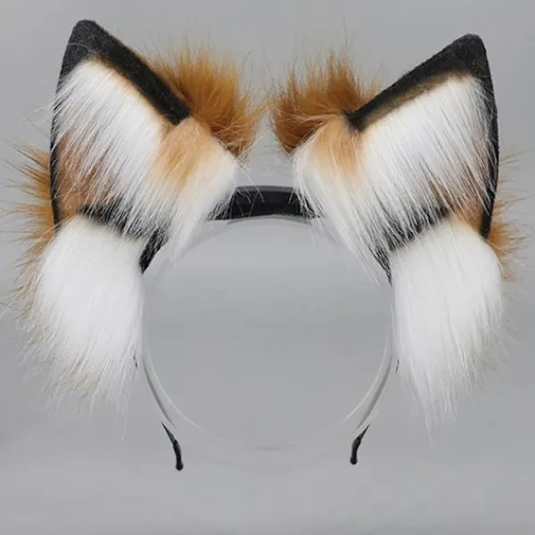 Furry Anime Hårband Rörliga Djuröron Pannband Maskeradfest Tillbehör> Huvudbonader