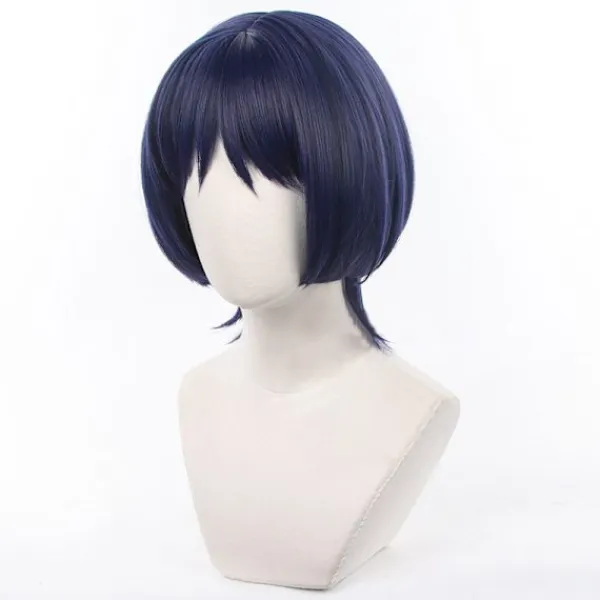 HEET Genshin Impact Wanderer Cosplay Peruk Värmebeständig syntetisk Wi> Peruker