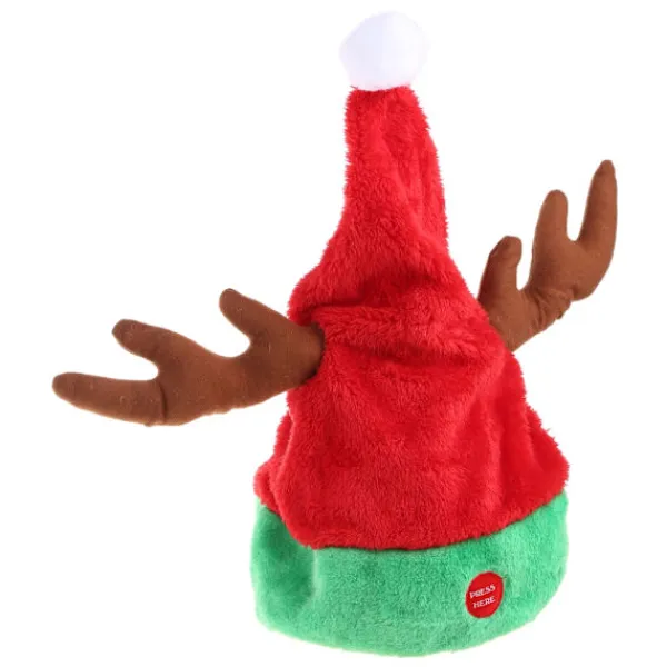 unbranded God Jul Hatt Ljus LED Nyårsmössa Atmosfär Sväng Fram och Tillbaka Hattar För Barn Vuxen Julklapp Dekoration> Huvudbonader