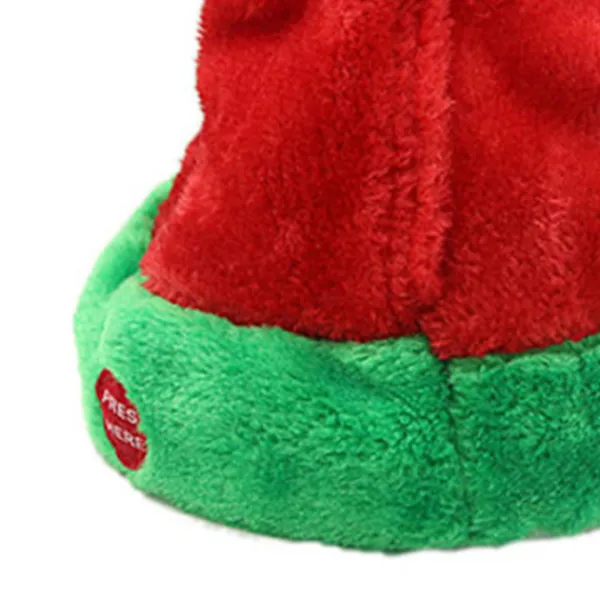 unbranded God Jul Hatt Ljus LED Nyårsmössa Atmosfär Sväng Fram och Tillbaka Hattar För Barn Vuxen Julklapp Dekoration> Huvudbonader
