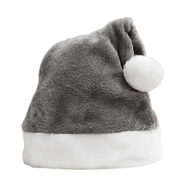 Vett (Grå) Festlig Julhatt Flerfärgad Hudvänlig Unisex> Huvudbonader