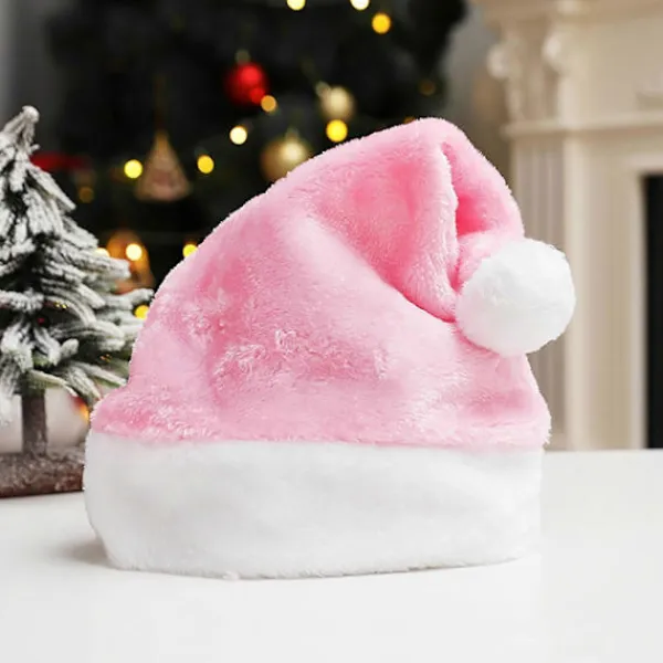 Vett (Grå) Festlig Julhatt Flerfärgad Hudvänlig Unisex> Huvudbonader