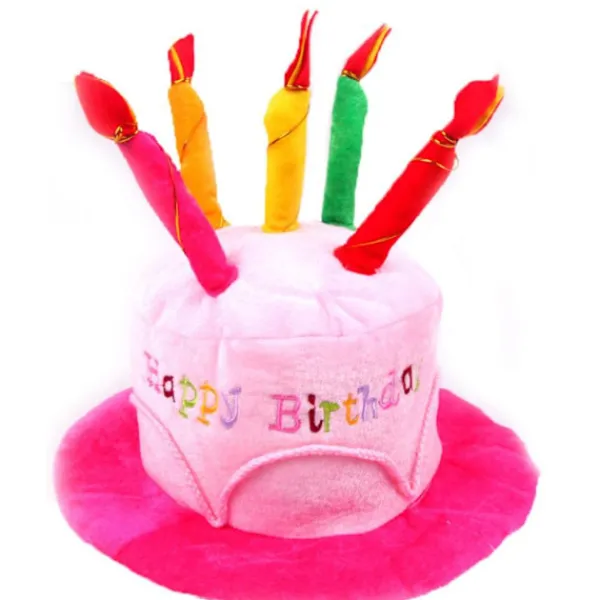 Grattis på födelsedagen Tårta Hatt Grattis på födelsedagen Hatt Plysch Grattis på födelsedagen> Huvudbonader