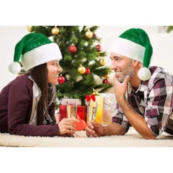 unbranded Grön Tomtehatt Jultomtehatt För Vuxna Lyxig Tomtehatt Kostym Plysch Julpynt><noscript><img width=