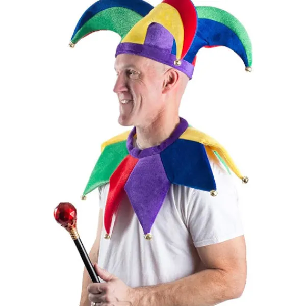 Gycklar Kostym - Hatt - Gycklar Clown Kostym - Kungens Gycklare> Huvudbonader