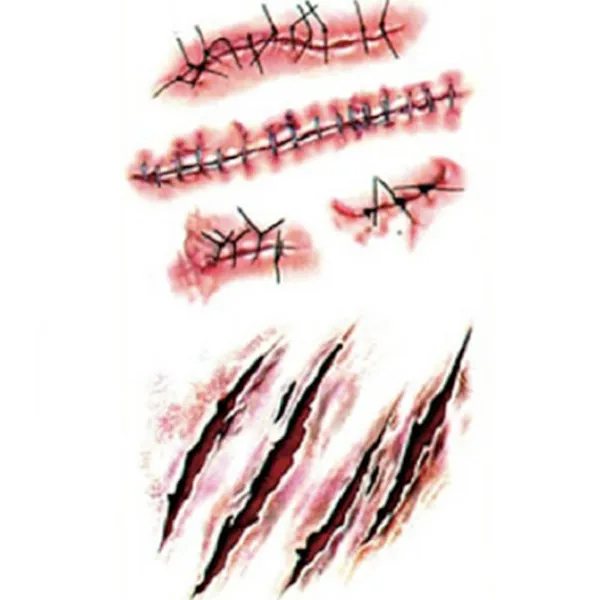 Otego Halloween - Sårtatuering / Tatuering stickers> Smink