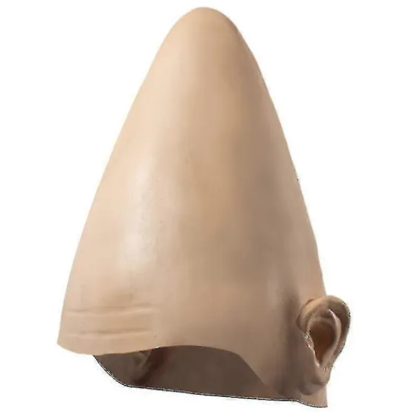 FMYSJ Halloween Alien Coneheads Ägghuvud Huvudbonad Mask Skräckhjälm Latexmask Huvudbonad Kostym Högtidsfest Cosplay Dekoration (FMY)> Masker