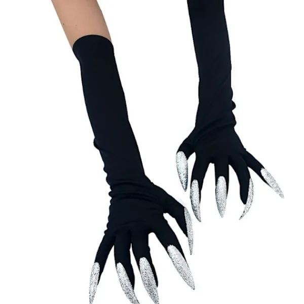 Holocky Halloween Costume Paw Gloves Svarta festhandskar> Tillbehör