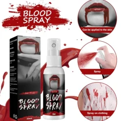 ATELA Halloween Fake blood vampyr zombie blod simulering blod dekor> Smink