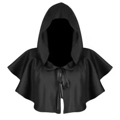 Halloween Huva Kappa Sjal Polyester Medeltida Hätta Hatt Foto Rekvisita><noscript><img width=