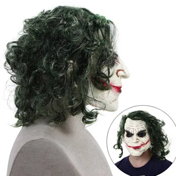 WINE Halloween Joker mask Cosplay Clown Mask i Batman> Masker