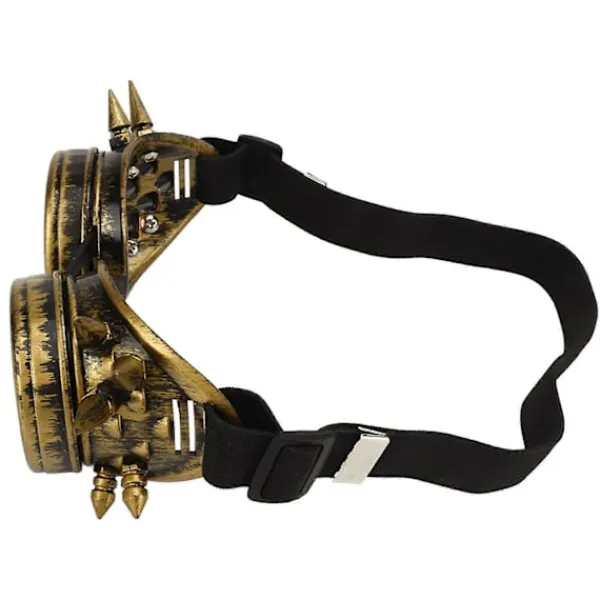 LEIGELE Halloween Kalejdoskop Rave Glasögon Regnbåge Kristall Linser Justerbara Trippy Psykedeliska Steampunk Glasögon (LGL)> Tillbehör