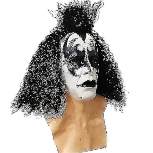 Halloween Kiss and Leadsångare Simmons Mask Cosplay Rekvisita Party Huvudonader Maskerad Tillehör Gåva-Perfekt> Masker